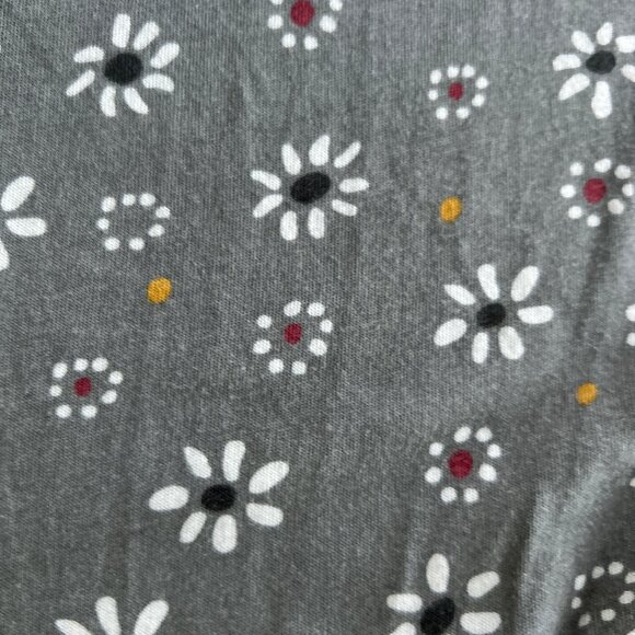 Gudrun Sjoden Oolong Jersey Dress in Gray Floral ~ M - Picture 4 of 6